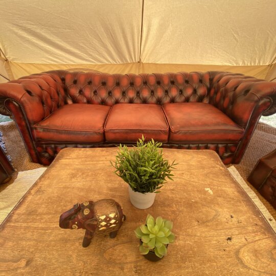 Oxblood Chesterfield Sofa