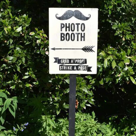 Freestanding Photo Booth Sign