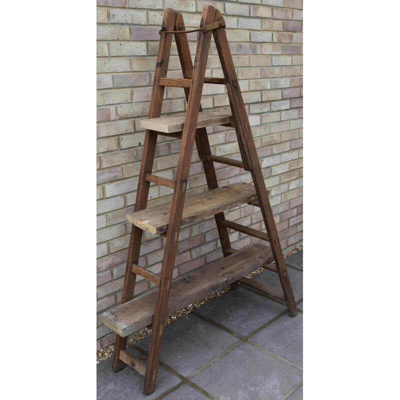Rustic Step Ladder Shelving Hire in Eastbourne Rent Event