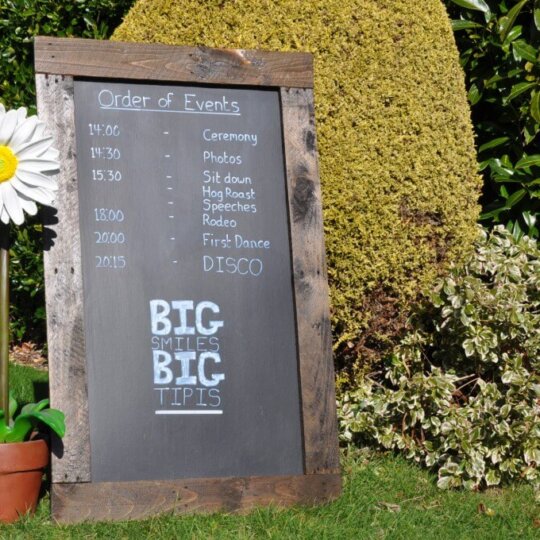 Wooden Framed Chalkboard