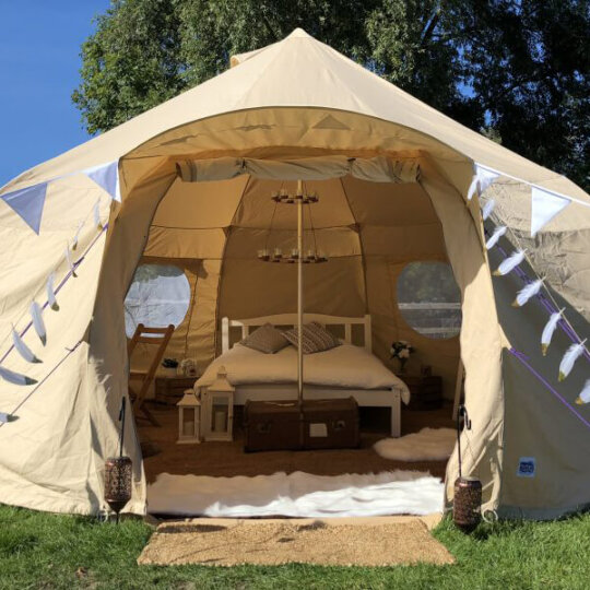 Luxury Luna Bell Tent Hire