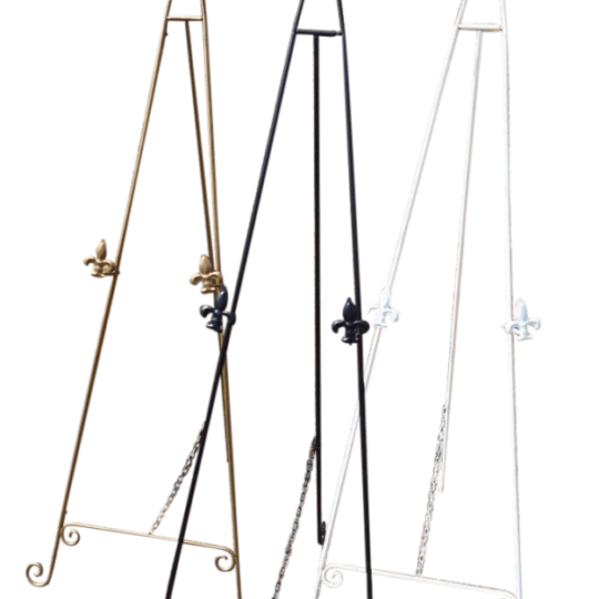 Medium Gold Ornate Metal Easel