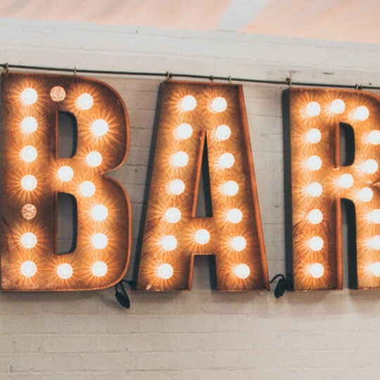 3ft Light Up BAR Letters