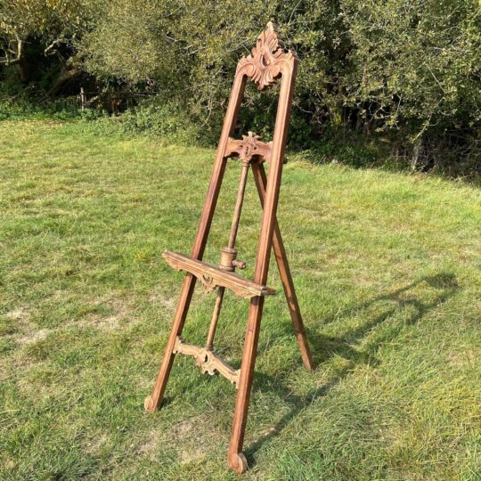 Vintage Ornate Wooden Easel
